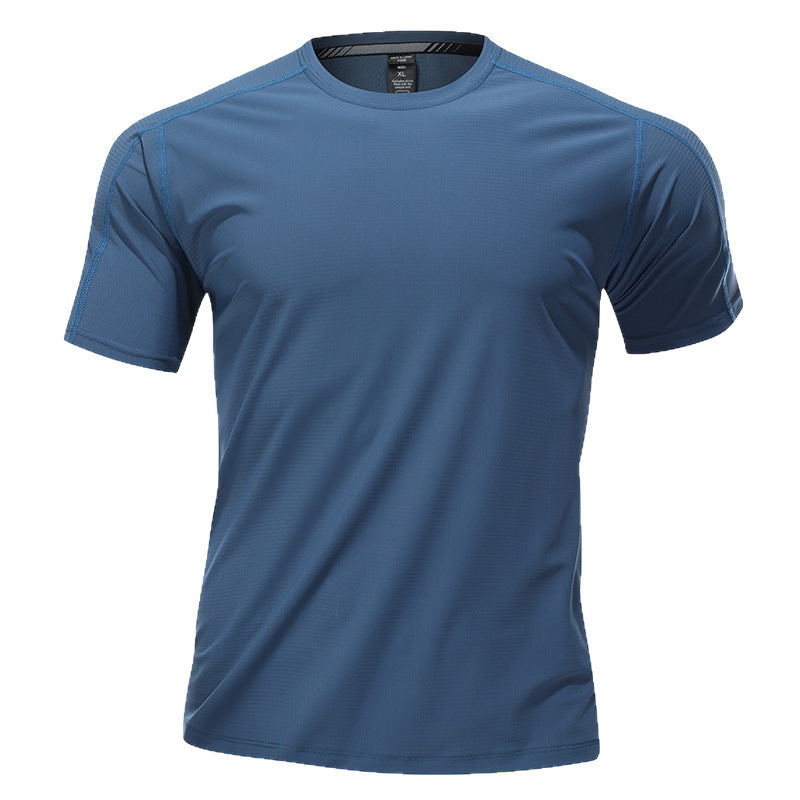 T-shirt de course athlétique pour homme à séchage rapide