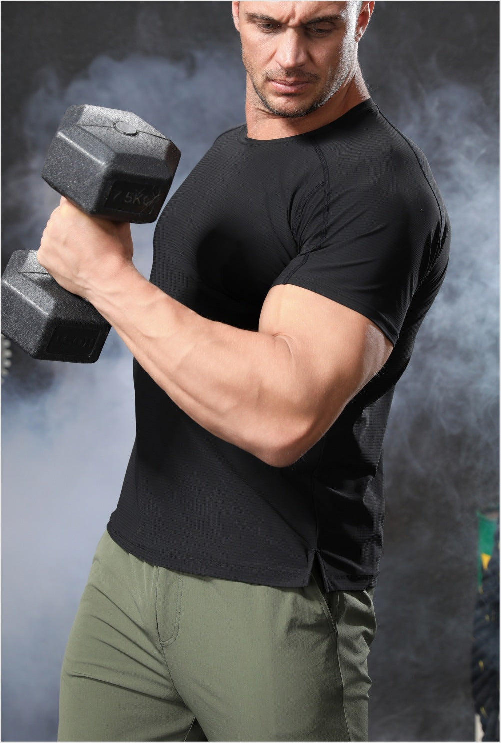 Men's Quick-Dry Athletic Running T-Shirt-thumbmail-8