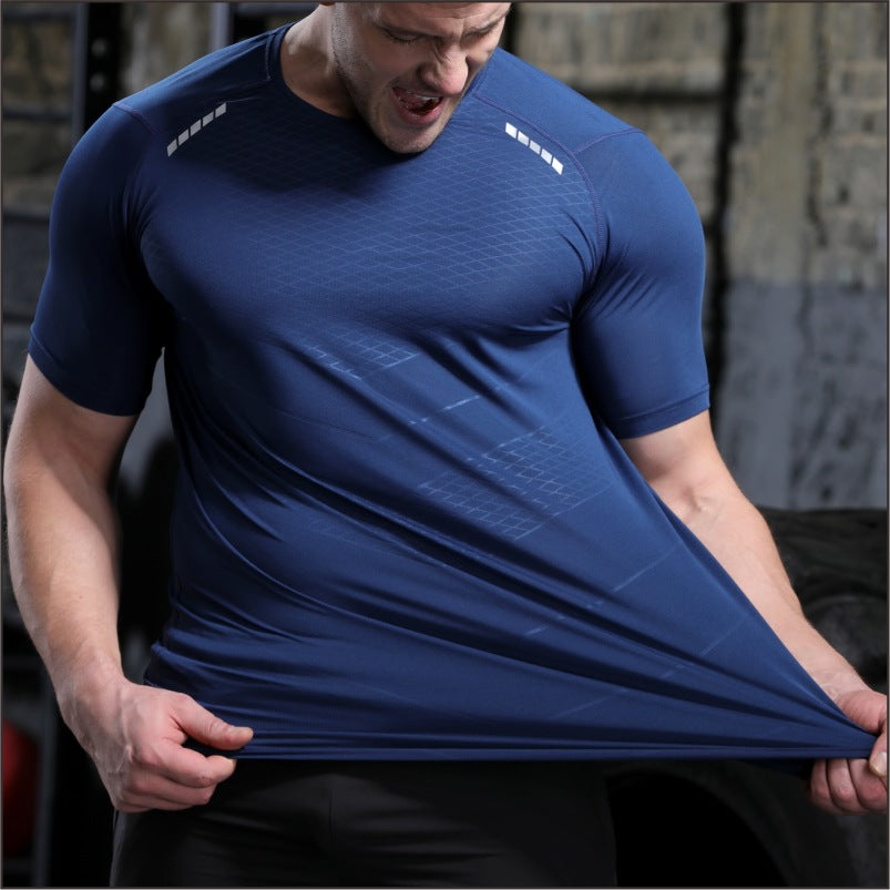 Camiseta de entrenamiento de malla de alto rendimiento para hombre-thumbmail-3