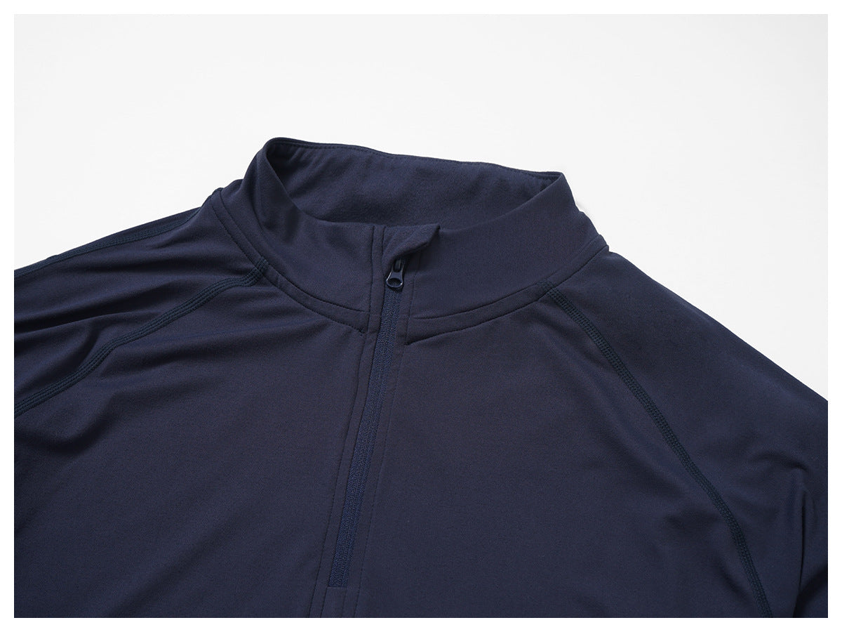 Men's 1/4 Zip Long Sleeve Quick Dry Performance Shirt-thumbmail-39
