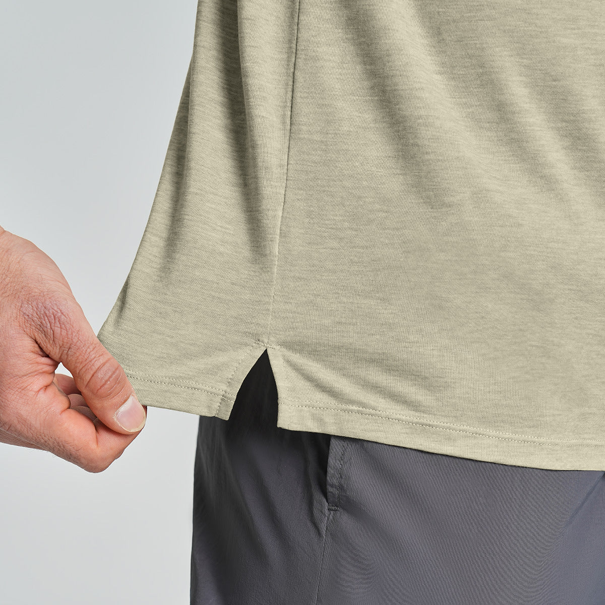Men's Merino Wool Blend Short Sleeve Athletic T-Shirt-thumbmail-12