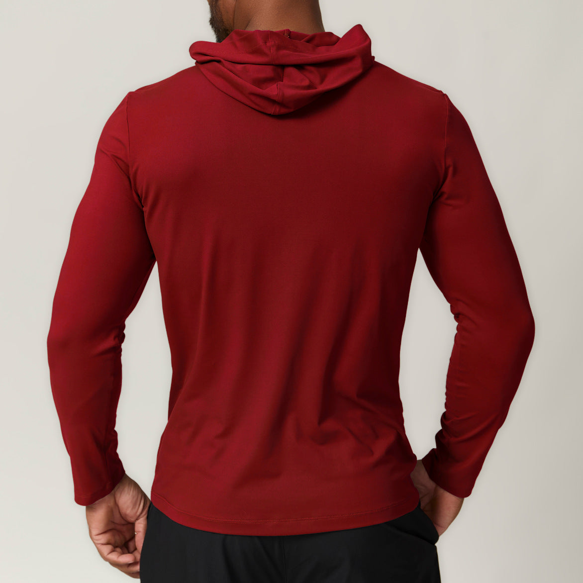 Men's Long Sleeve Quick Dry Performance Hoodie Top-thumbmail-9