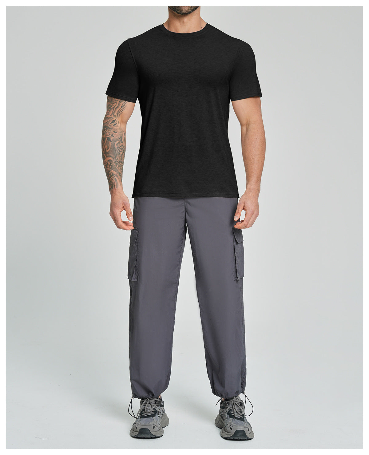 Men's Merino Wool Blend Short Sleeve Athletic T-Shirt-thumbmail-18