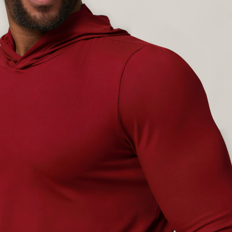 Men's Long Sleeve Quick Dry Performance Hoodie Top-thumbmail-10