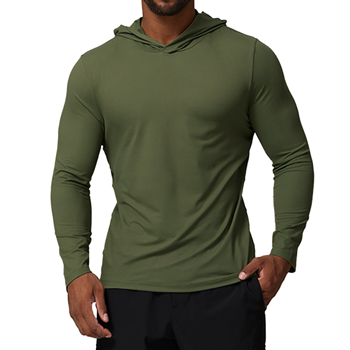 Men's Long Sleeve Quick Dry Performance Hoodie Top-thumbmail-11