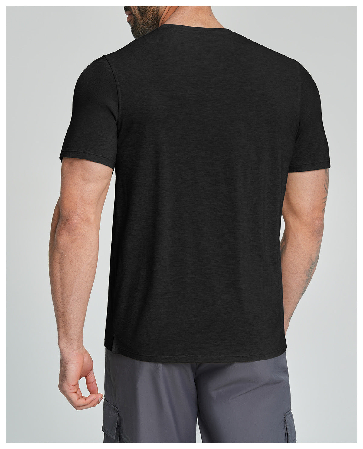Men's Merino Wool Blend Short Sleeve Athletic T-Shirt-thumbmail-21