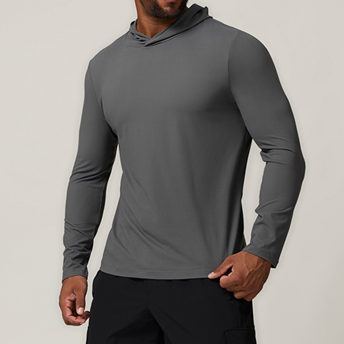 Men's Long Sleeve Quick Dry Performance Hoodie Top-thumbmail-13