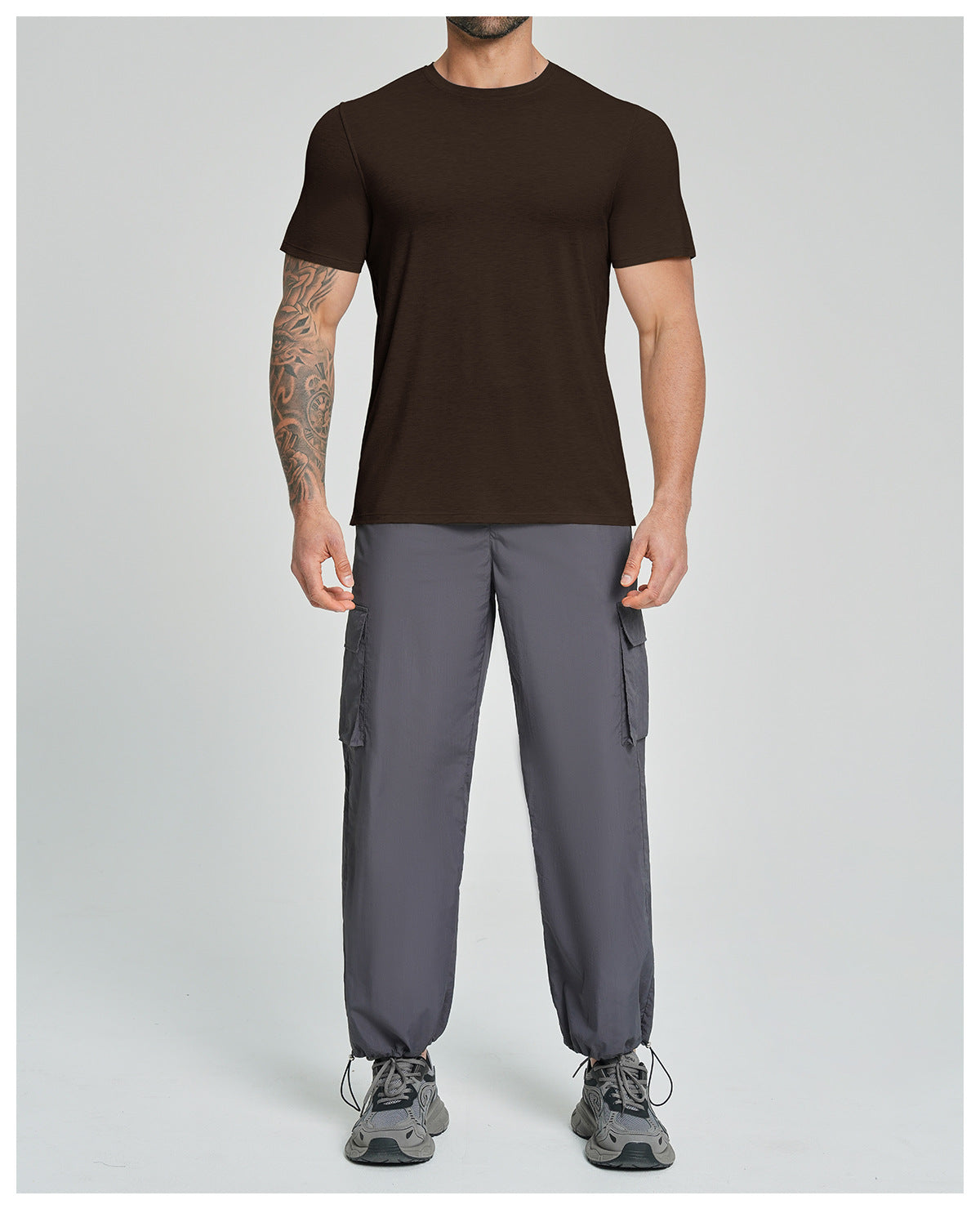 Men's Merino Wool Blend Short Sleeve Athletic T-Shirt-thumbmail-23