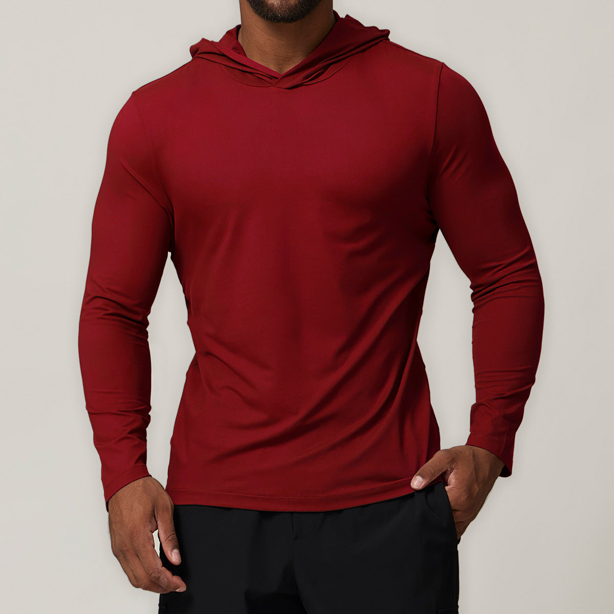 Men's Long Sleeve Quick Dry Performance Hoodie Top-thumbmail-15