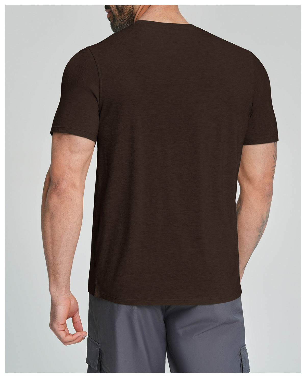 Men's Merino Wool Blend Short Sleeve Athletic T-Shirt-thumbmail-26
