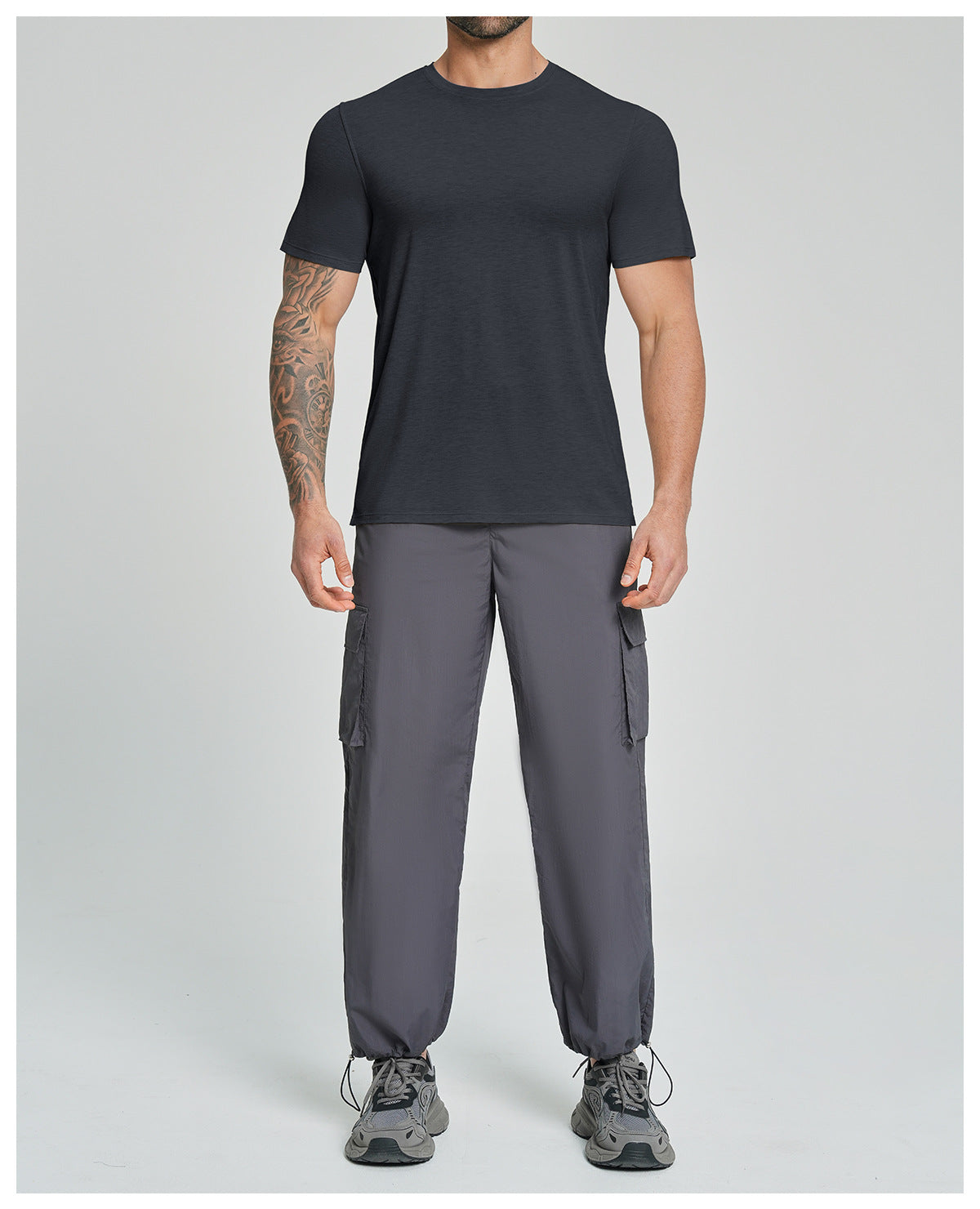 Men's Merino Wool Blend Short Sleeve Athletic T-Shirt-thumbmail-28