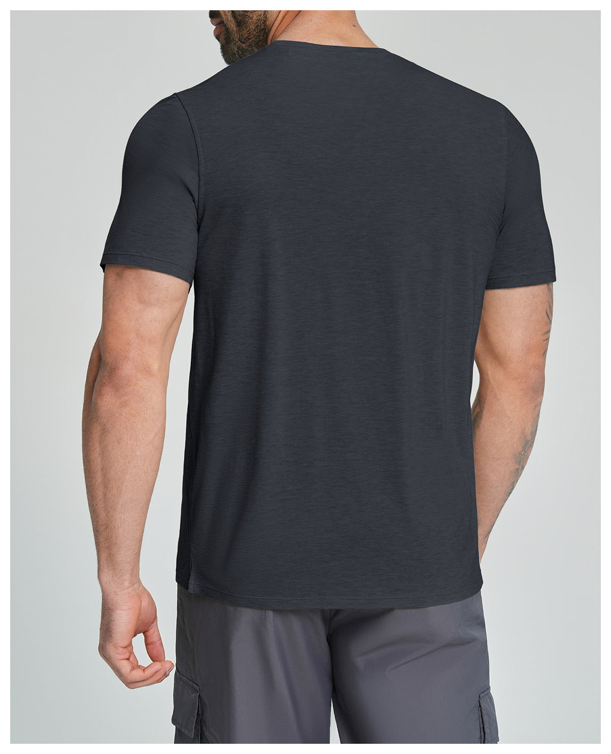 Men's Merino Wool Blend Short Sleeve Athletic T-Shirt-thumbmail-31