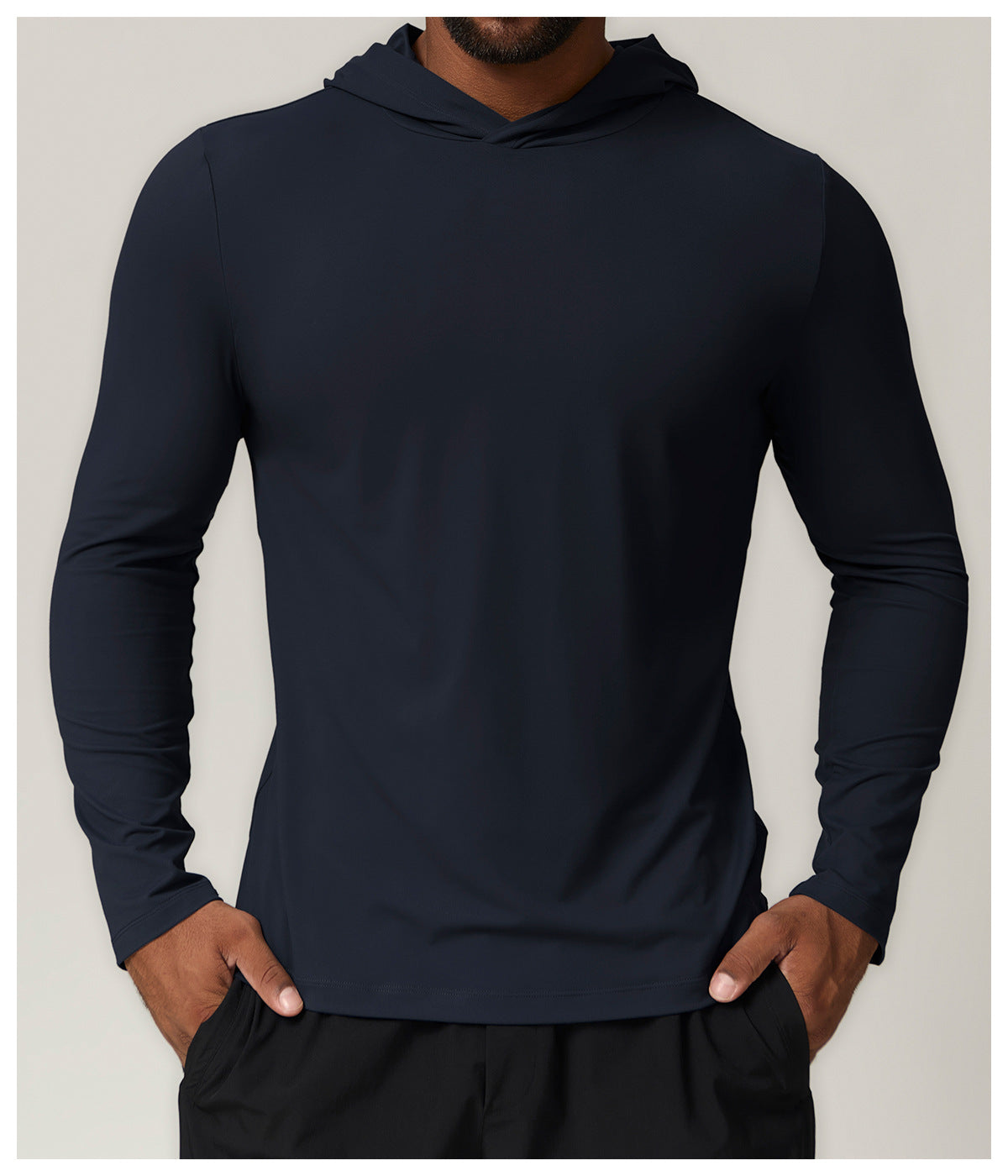 Men's Long Sleeve Quick Dry Performance Hoodie Top-thumbmail-18