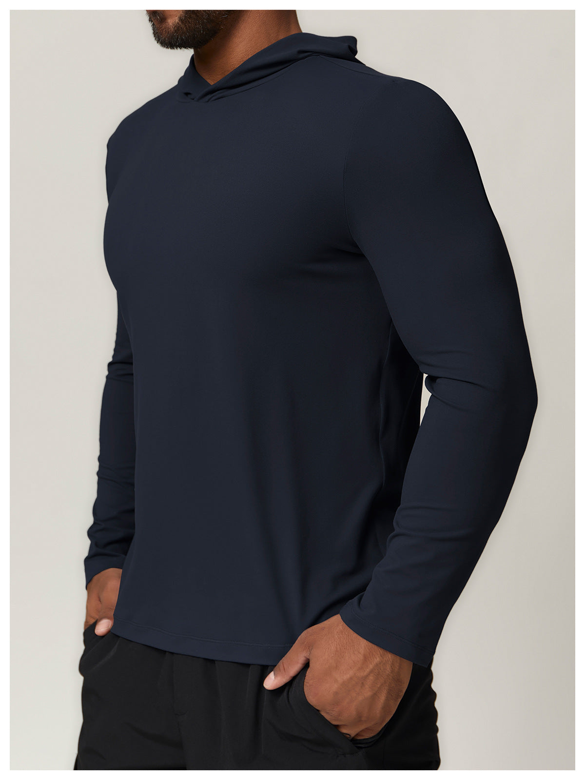 Men's Long Sleeve Quick Dry Performance Hoodie Top-thumbmail-19