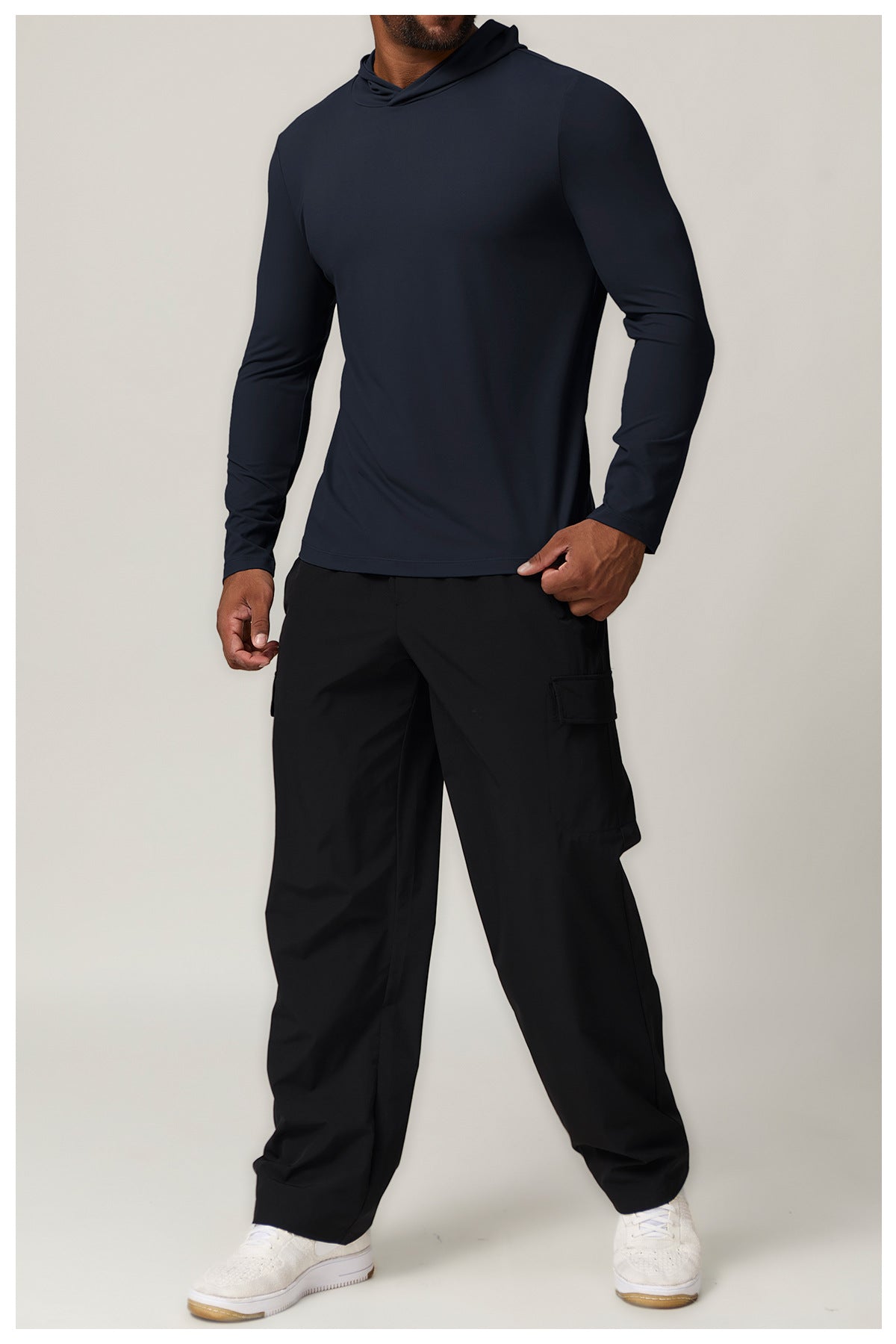 Men's Long Sleeve Quick Dry Performance Hoodie Top-thumbmail-21