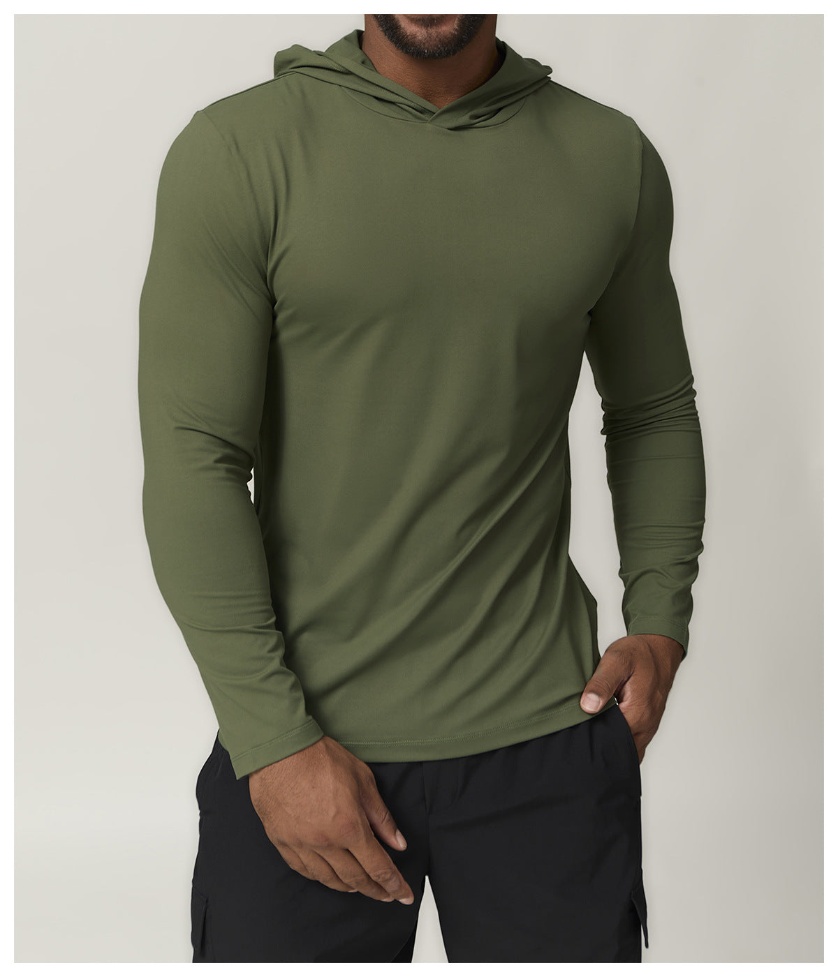 Men's Long Sleeve Quick Dry Performance Hoodie Top-thumbmail-22