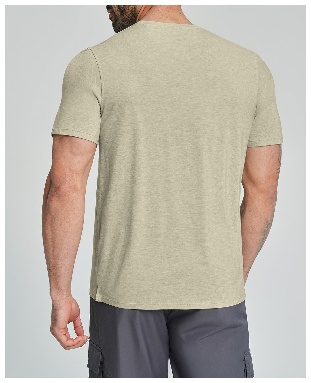 Men's Merino Wool Blend Short Sleeve Athletic T-Shirt-thumbmail-36