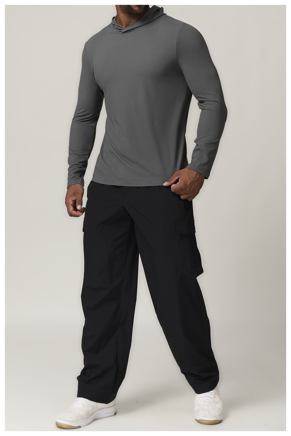 Men's Long Sleeve Quick Dry Performance Hoodie Top-thumbmail-33