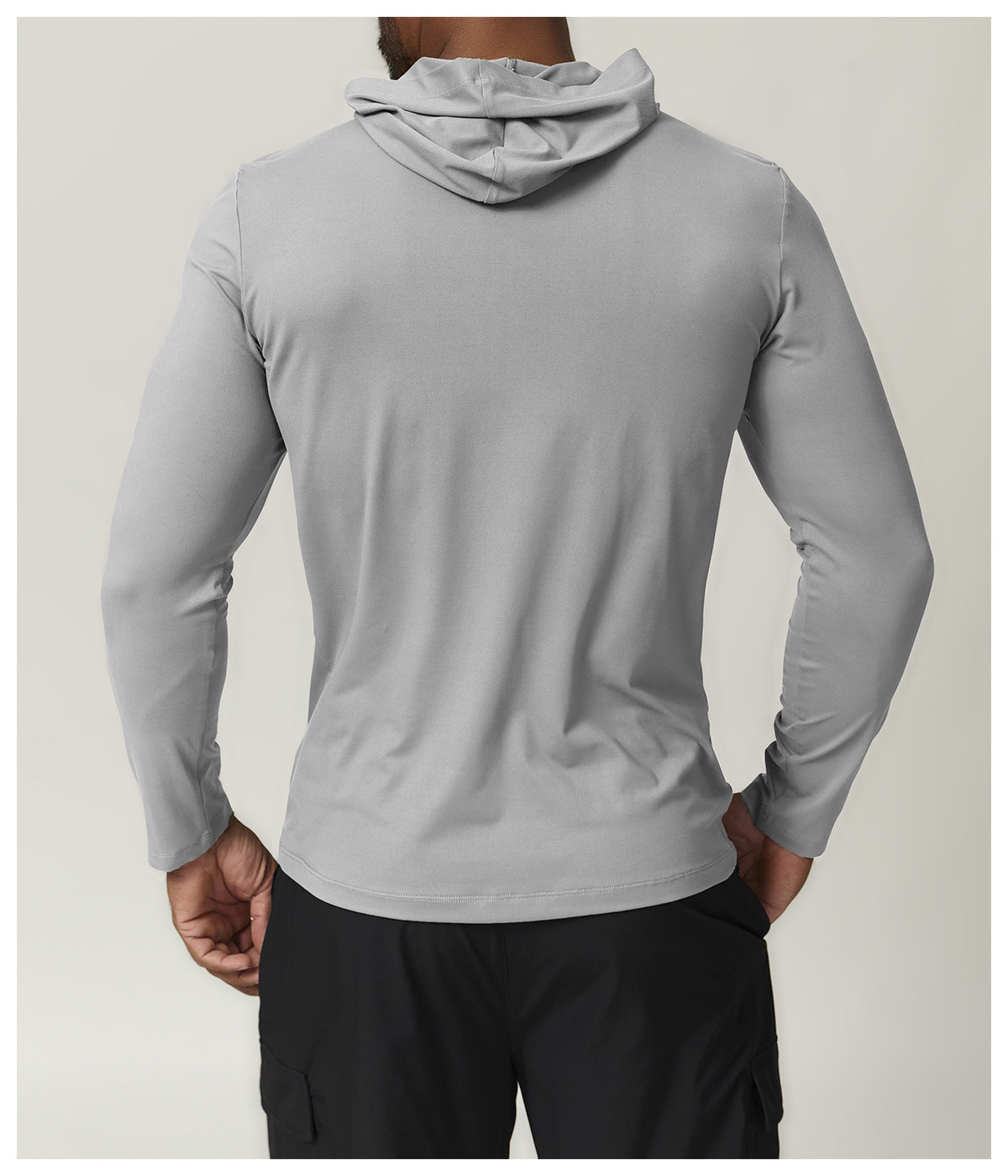 Men's Long Sleeve Quick Dry Performance Hoodie Top-thumbmail-3