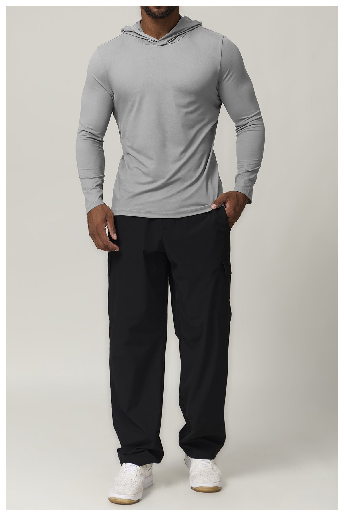 Men's Long Sleeve Quick Dry Performance Hoodie Top-thumbmail-6