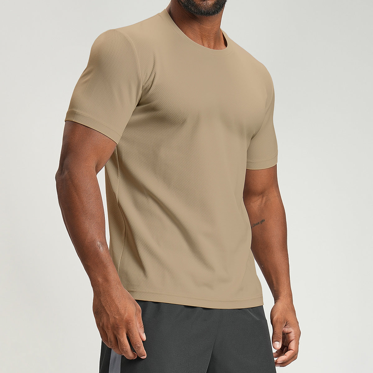 Men's Breathable Quick Dry Athletic T-Shirt-thumbmail-3