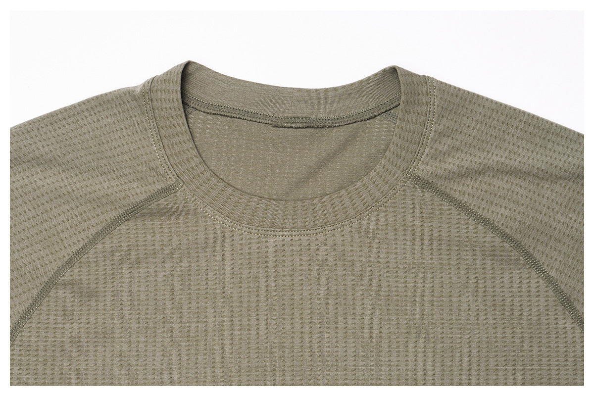 Men's Seamless Quick Dry Long Sleeve Training Shirt-thumbmail-36