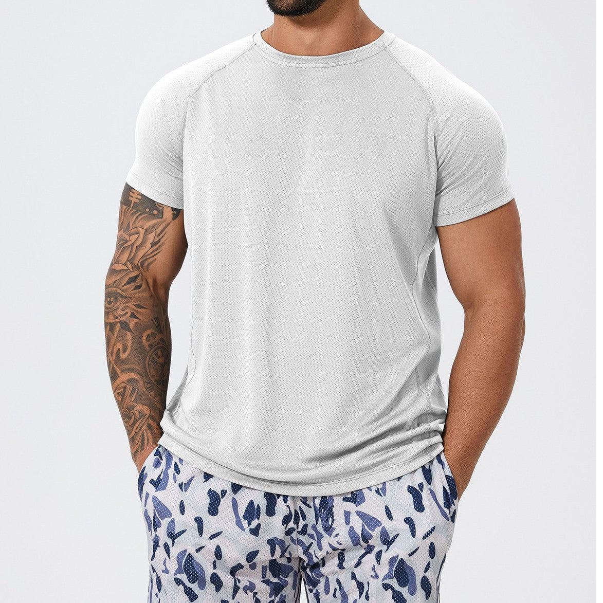 Men's Quick Dry Muscle Fit Performance T-Shirt-thumbmail-2