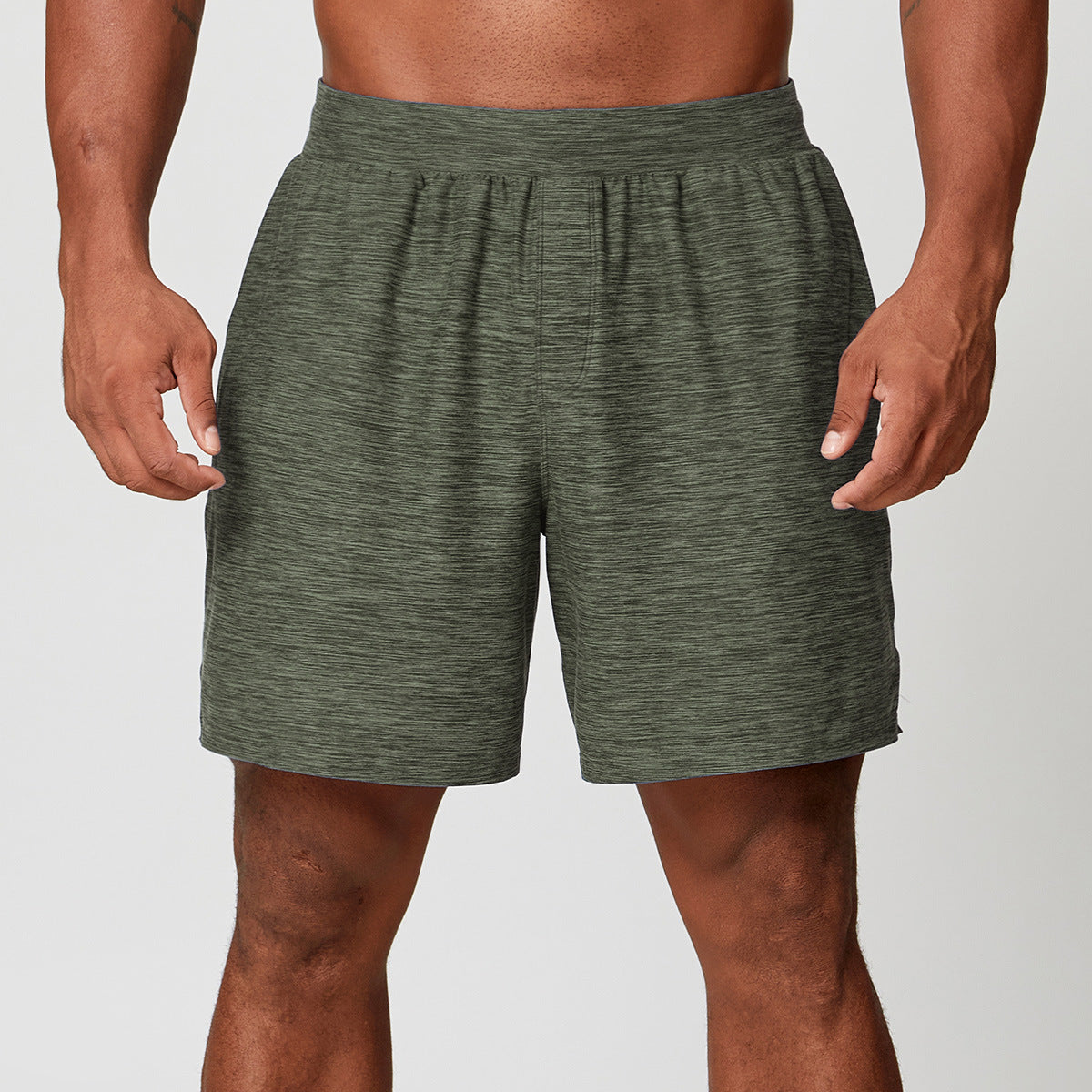 Men's Quick Dry Stretch Athletic Shorts-thumbmail-1