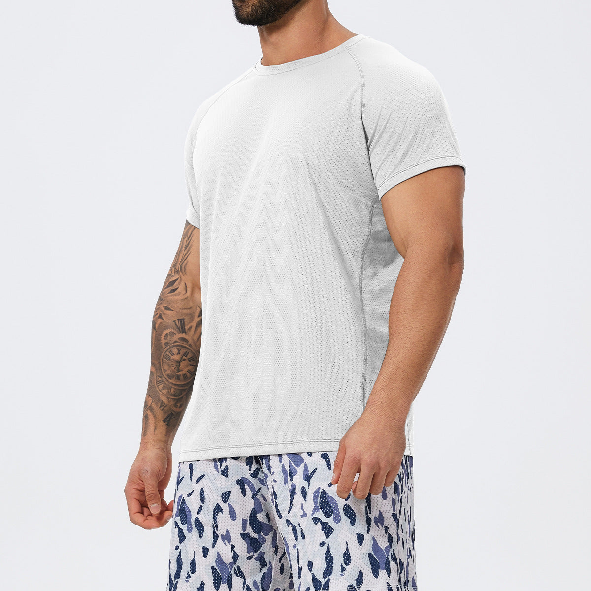 Men's Quick Dry Muscle Fit Performance T-Shirt-thumbmail-4