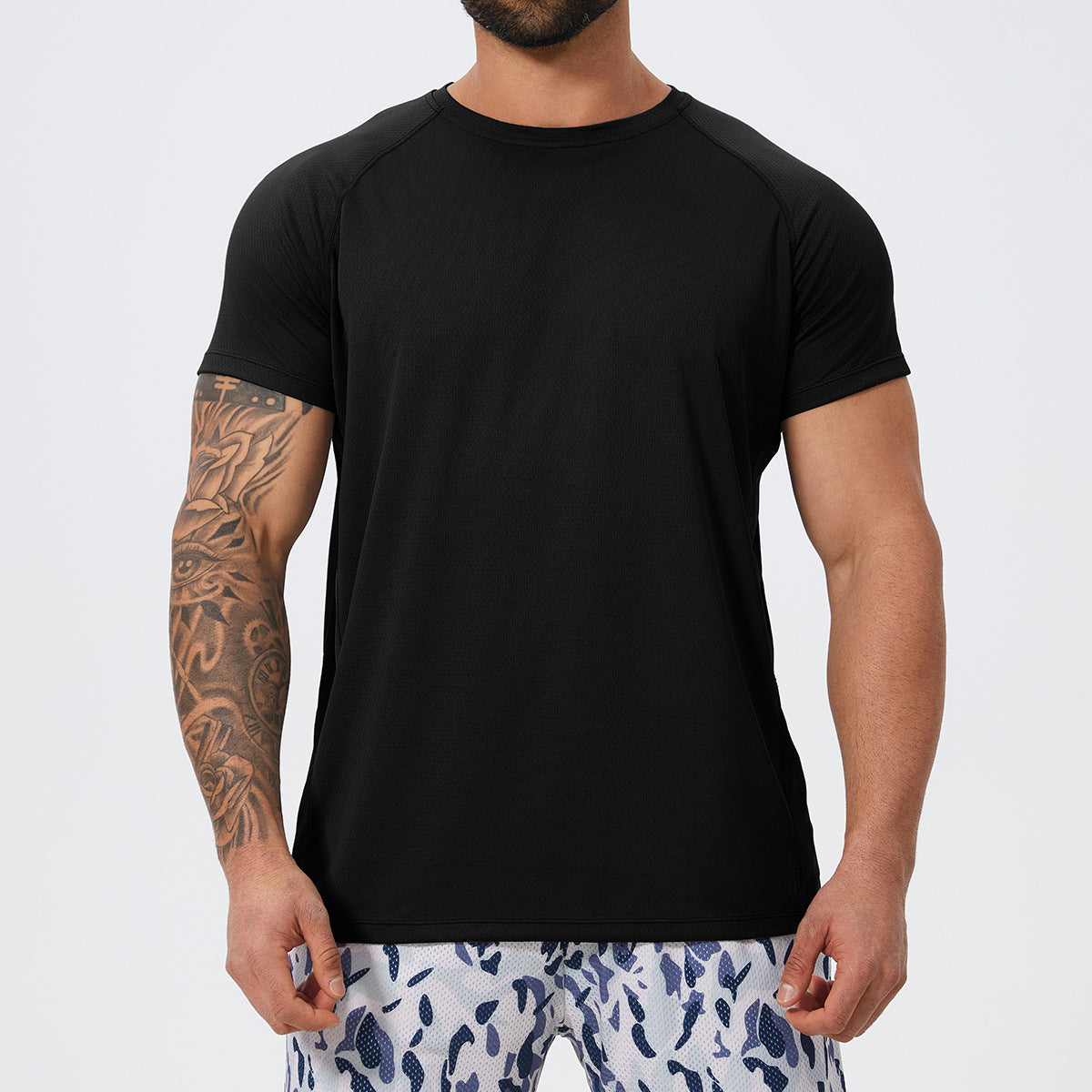 Men's Quick Dry Muscle Fit Performance T-Shirt-thumbmail-6