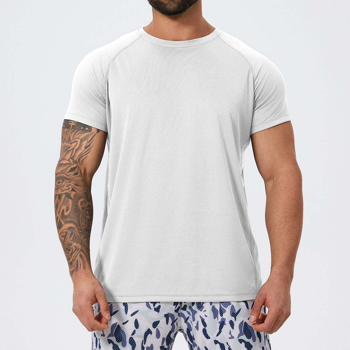 Men's Quick Dry Muscle Fit Performance T-Shirt-thumbmail-7