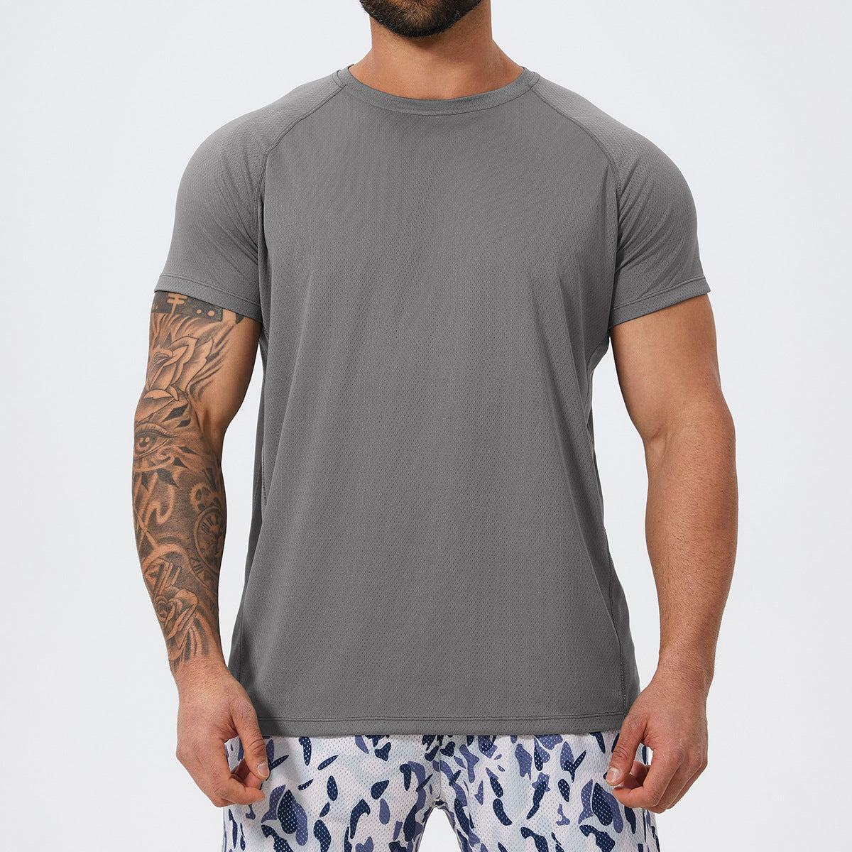 Men's Quick Dry Muscle Fit Performance T-Shirt-thumbmail-8