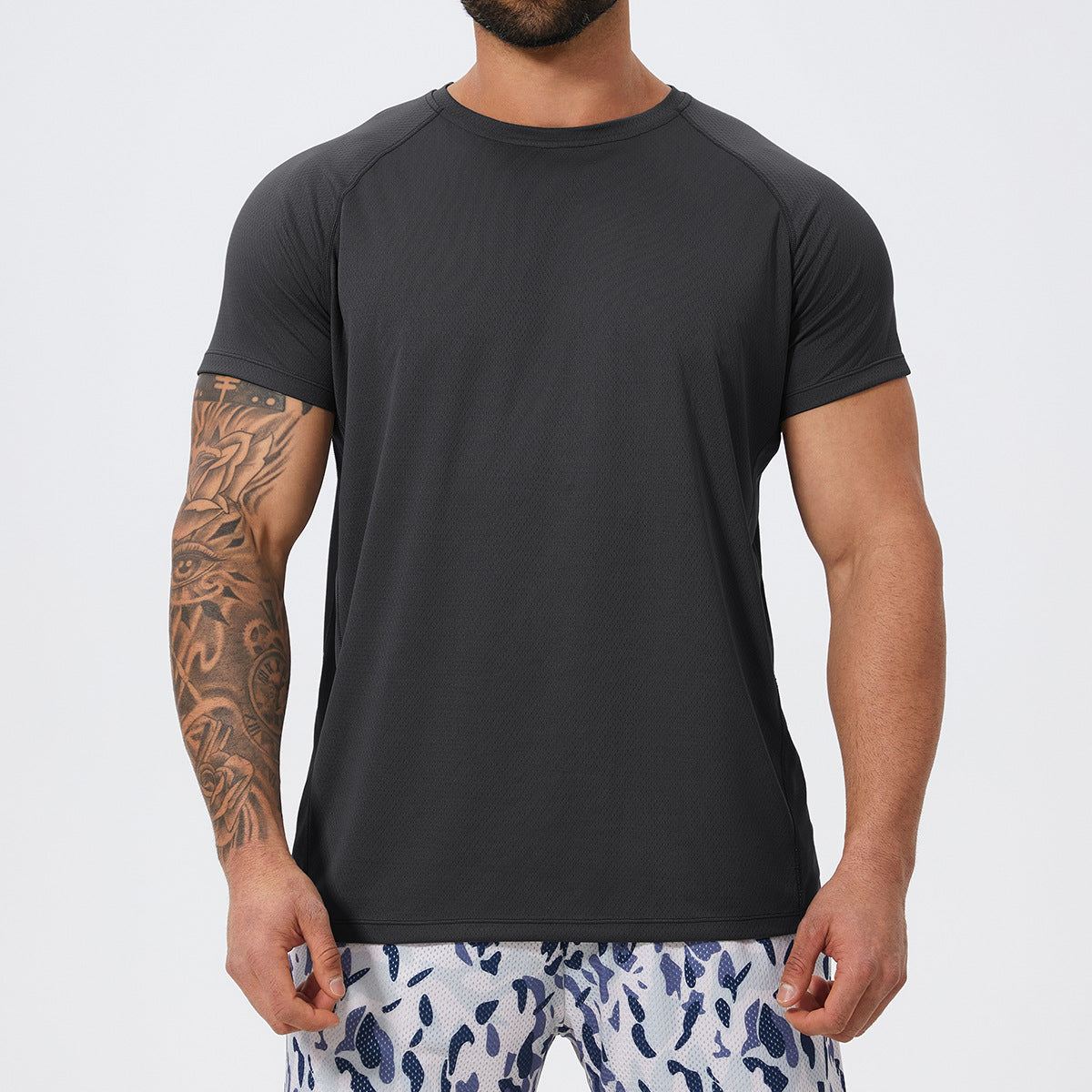 Men's Quick Dry Muscle Fit Performance T-Shirt-thumbmail-9