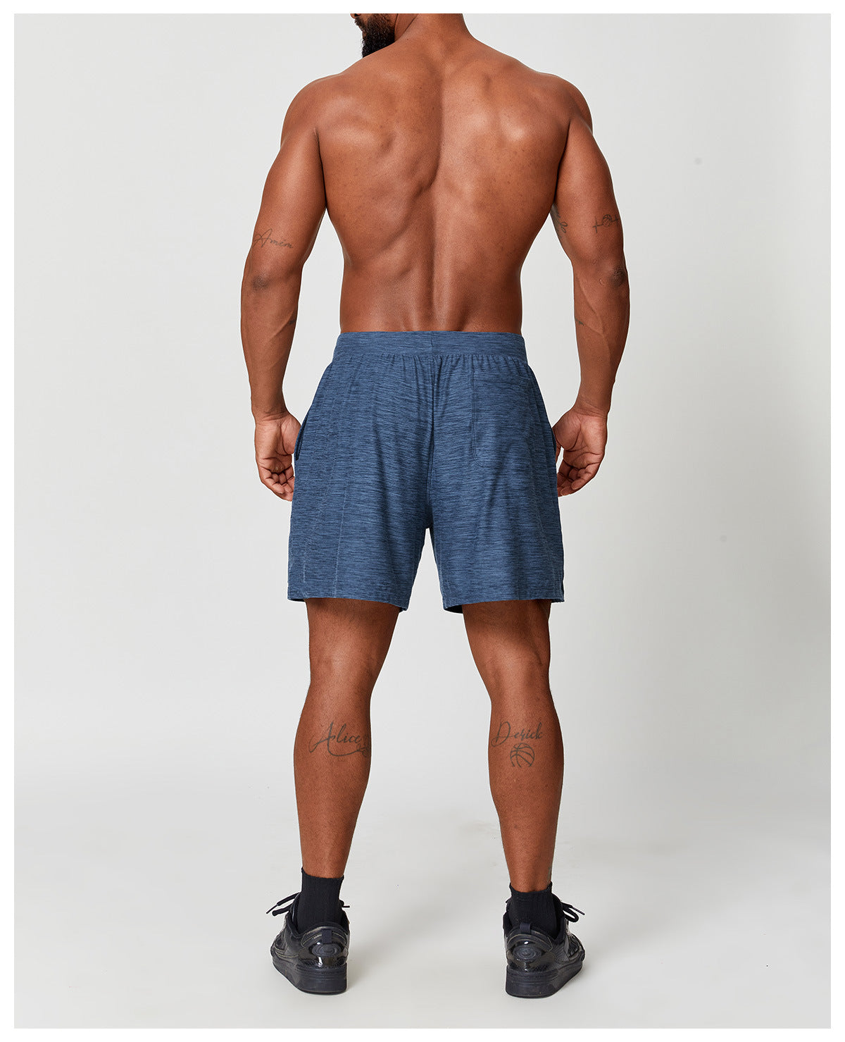 Men's Quick Dry Stretch Athletic Shorts-thumbmail-12