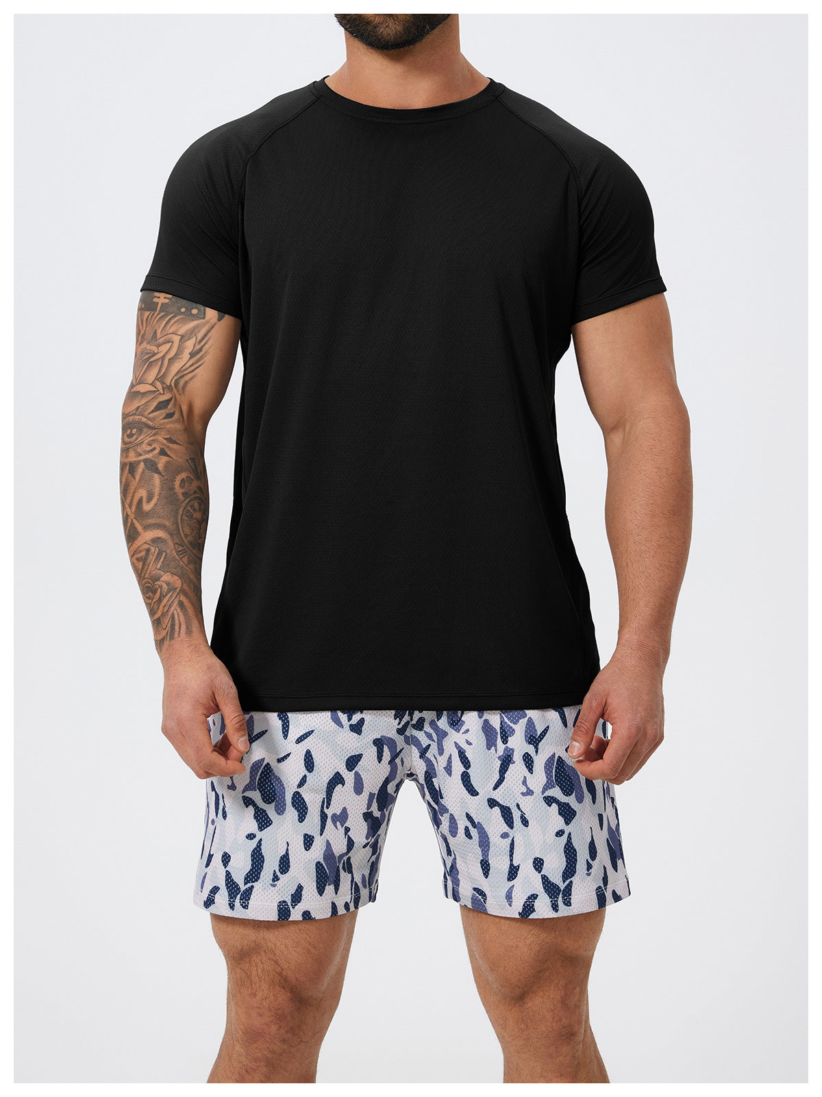 Men's Quick Dry Muscle Fit Performance T-Shirt-thumbmail-13