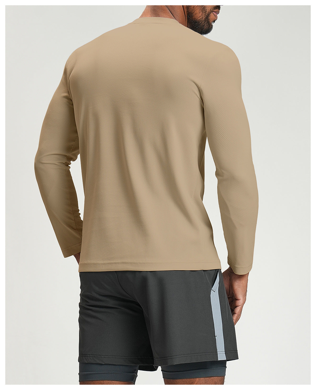 Men's Long Sleeve Breathable Athletic Shirt-thumbmail-19