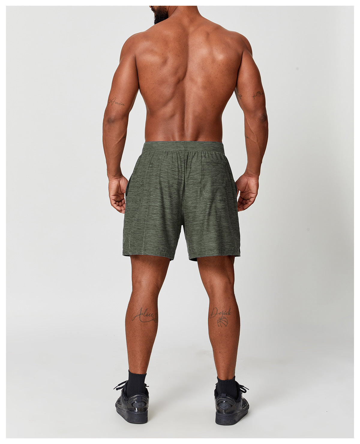 Men's Quick Dry Stretch Athletic Shorts-thumbmail-17