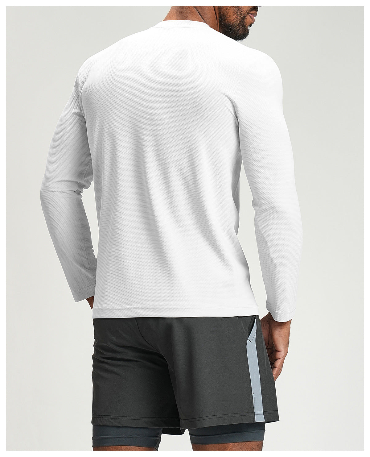 Men's Long Sleeve Breathable Athletic Shirt-thumbmail-24