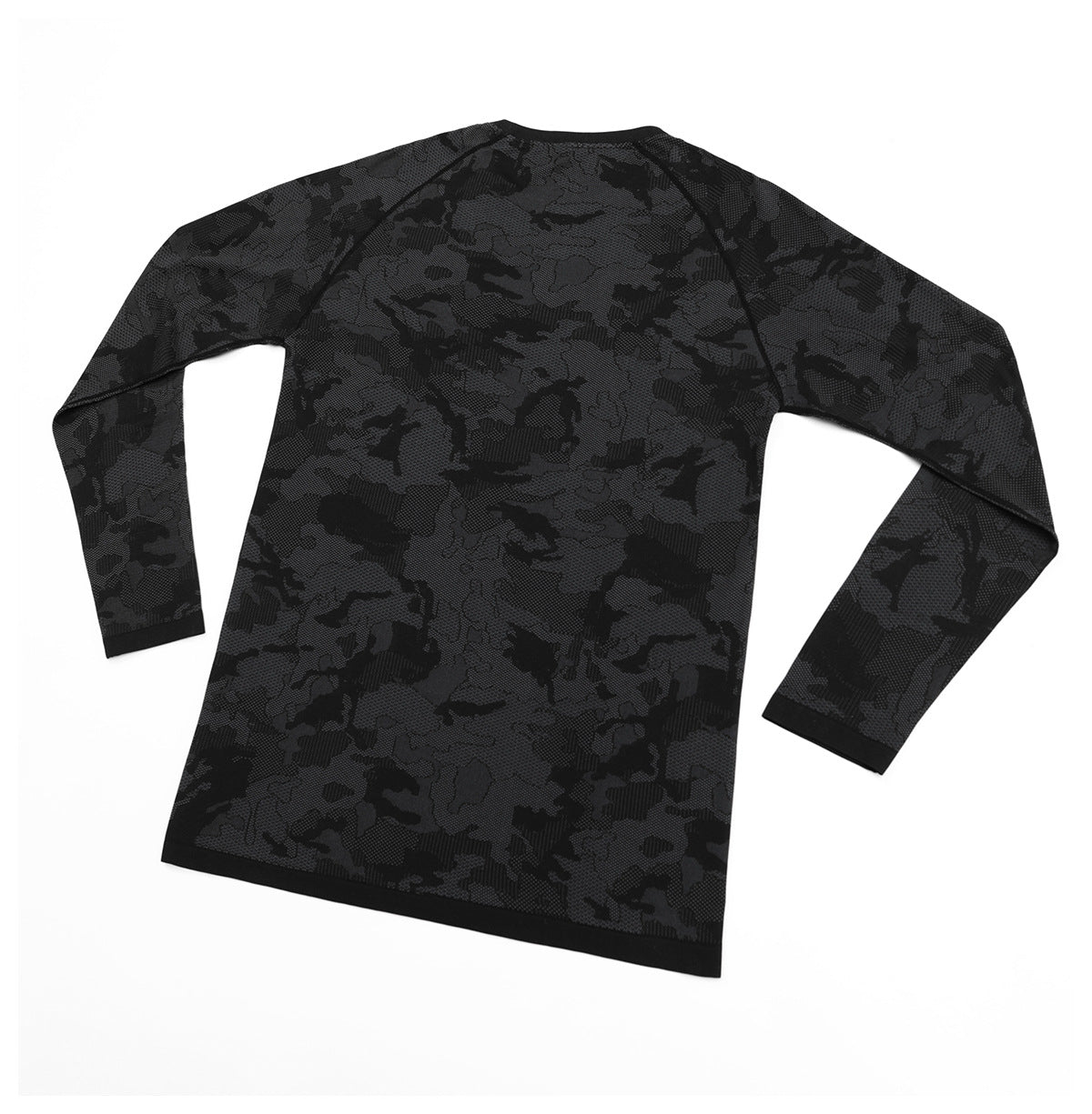 Men's Jacquard Seamless Long Sleeve Training Top-thumbmail-26