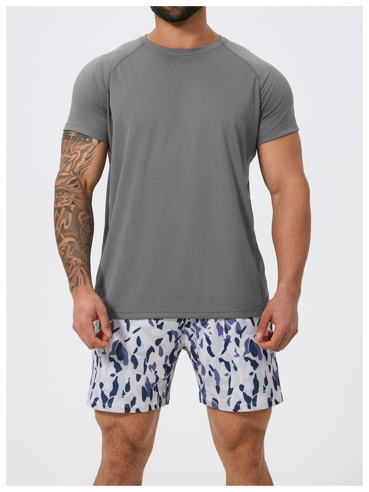 Men's Quick Dry Muscle Fit Performance T-Shirt-thumbmail-22