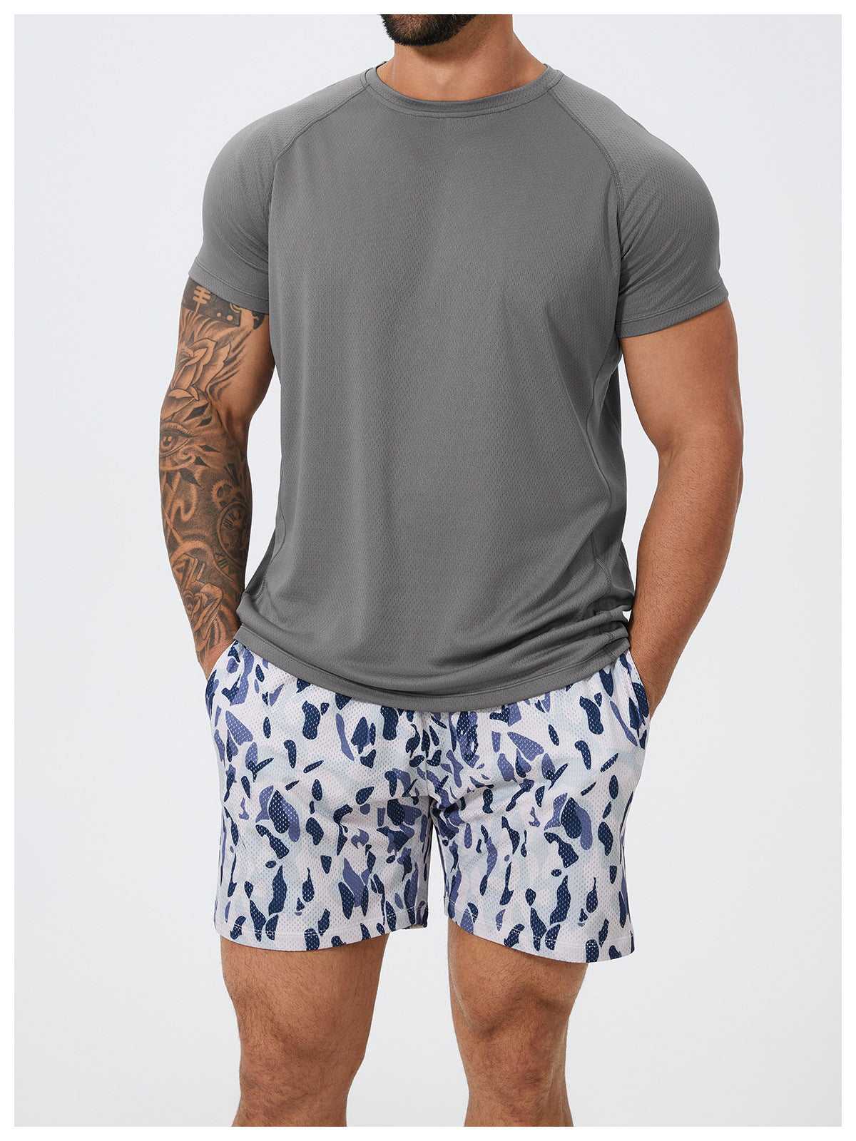 Men's Quick Dry Muscle Fit Performance T-Shirt-thumbmail-23