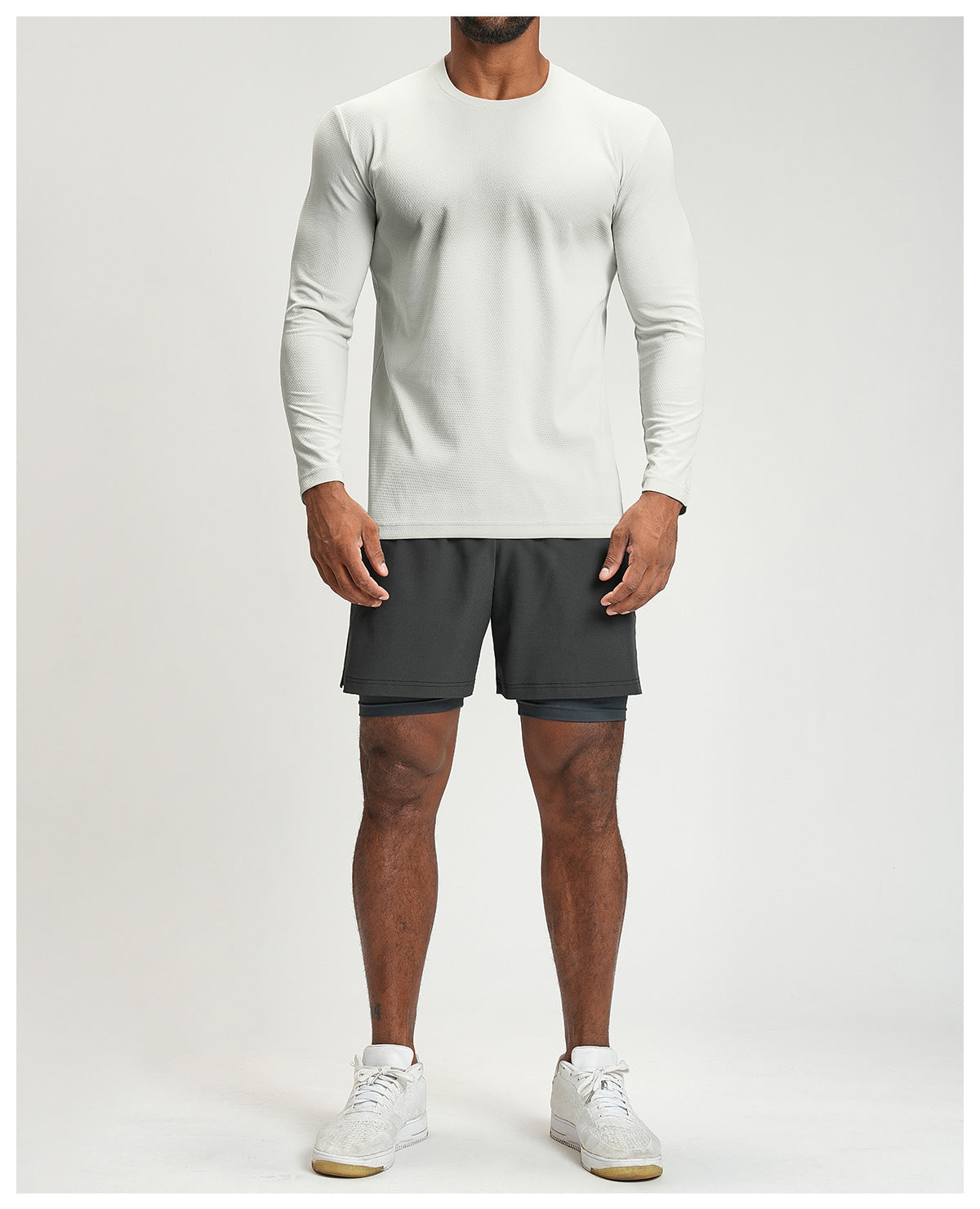 Men's Long Sleeve Breathable Athletic Shirt-thumbmail-27