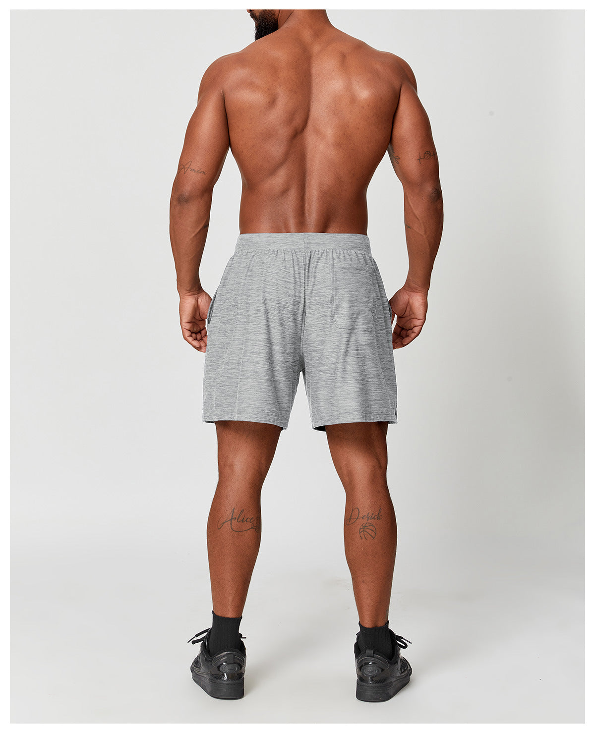 Men's Quick Dry Stretch Athletic Shorts-thumbmail-27
