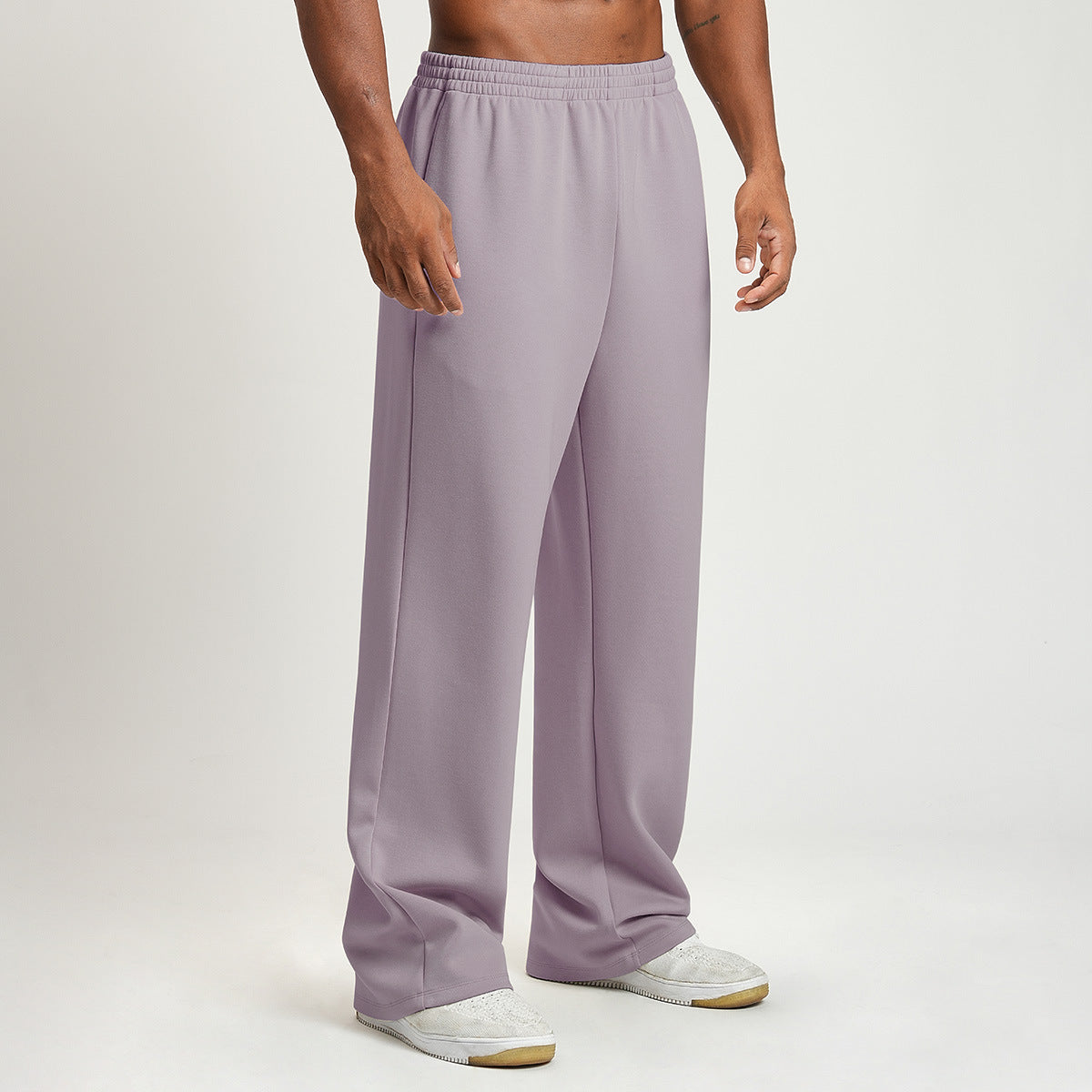 Men's Relaxed Fit Wide Leg Athletic Pants-thumbmail-8