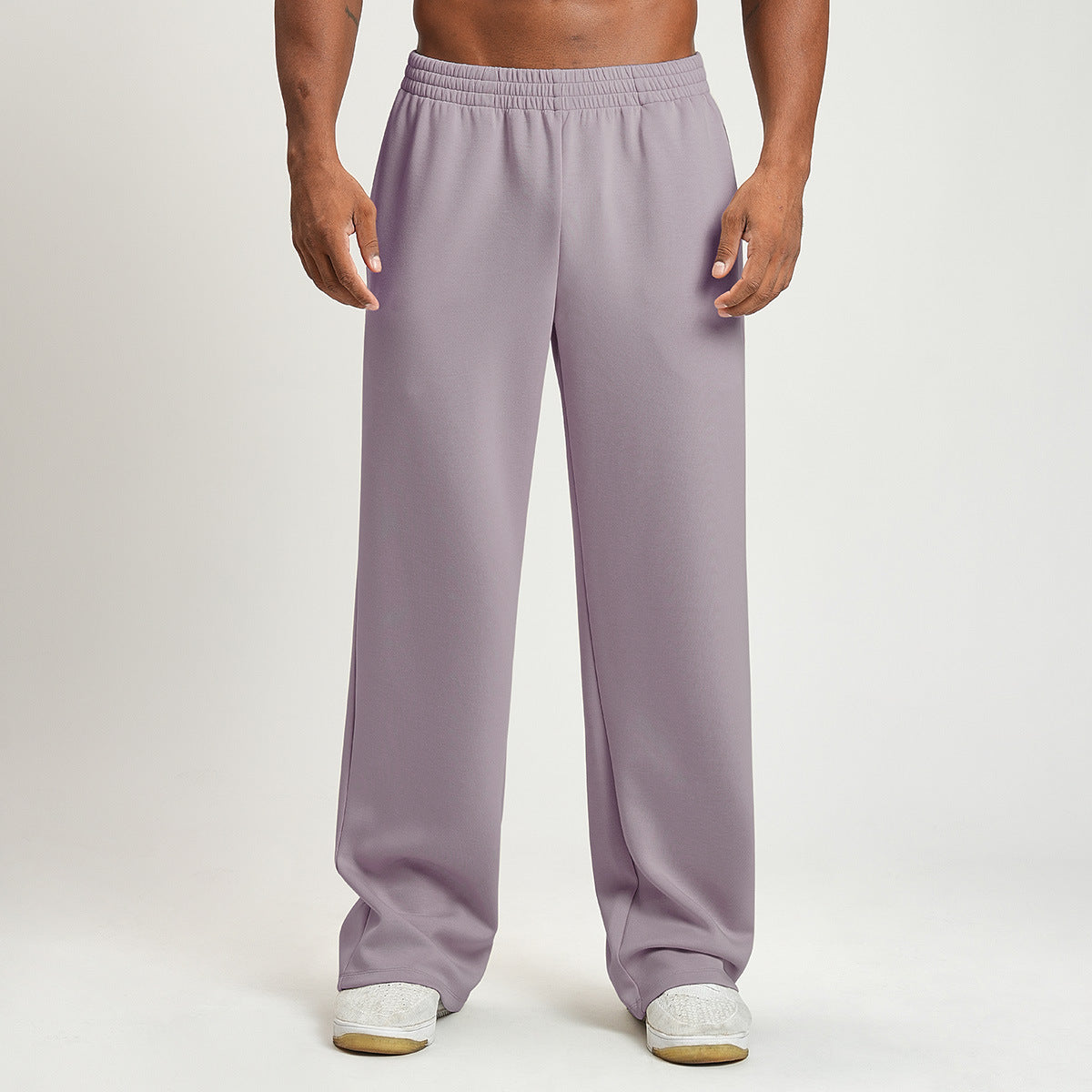 Men's Relaxed Fit Wide Leg Athletic Pants-thumbmail-9