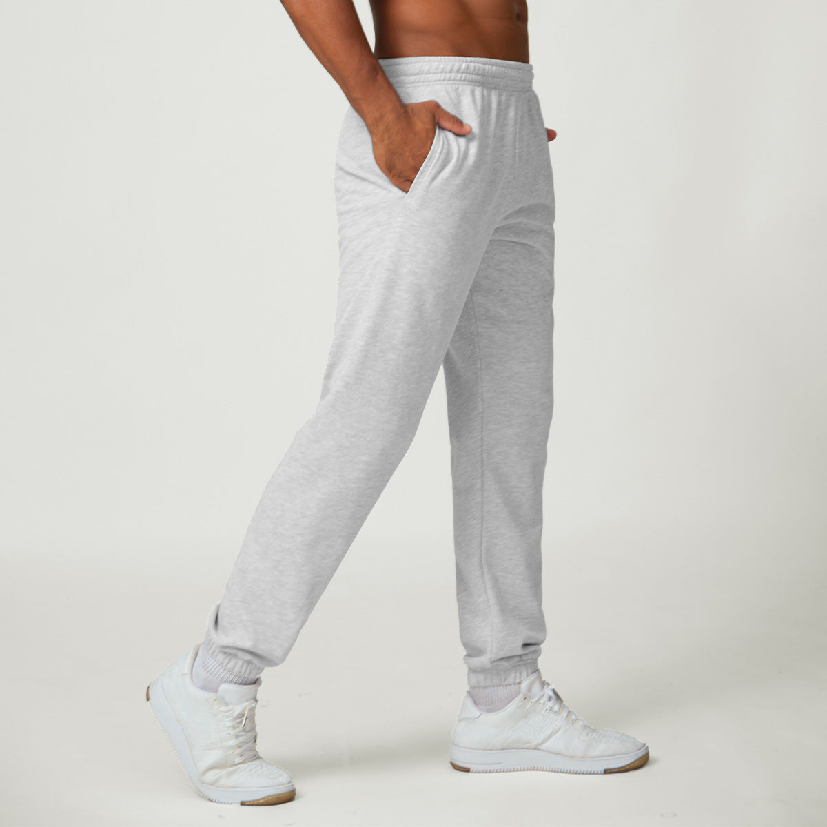 Men's Cotton Blend Relaxed Fit Jogger Sweatpants-thumbmail-6