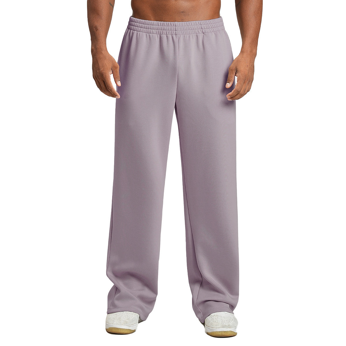 Men's Relaxed Fit Wide Leg Athletic Pants-thumbmail-12