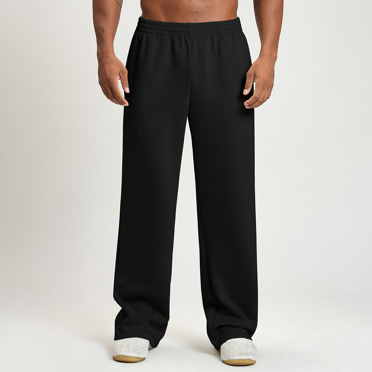 Men's Relaxed Fit Wide Leg Athletic Pants-thumbmail-13