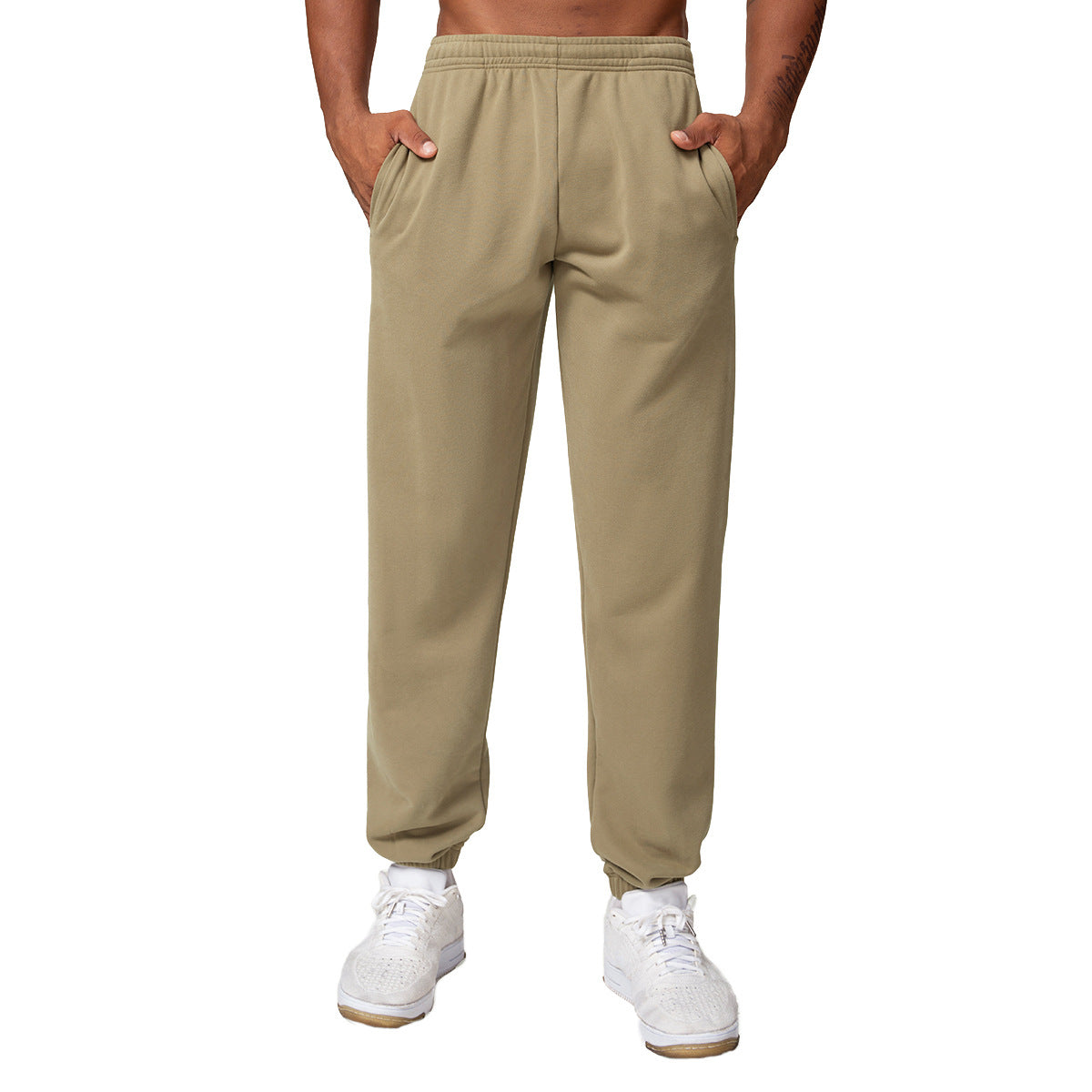 Men's Cotton Blend Relaxed Fit Jogger Sweatpants-thumbmail-11