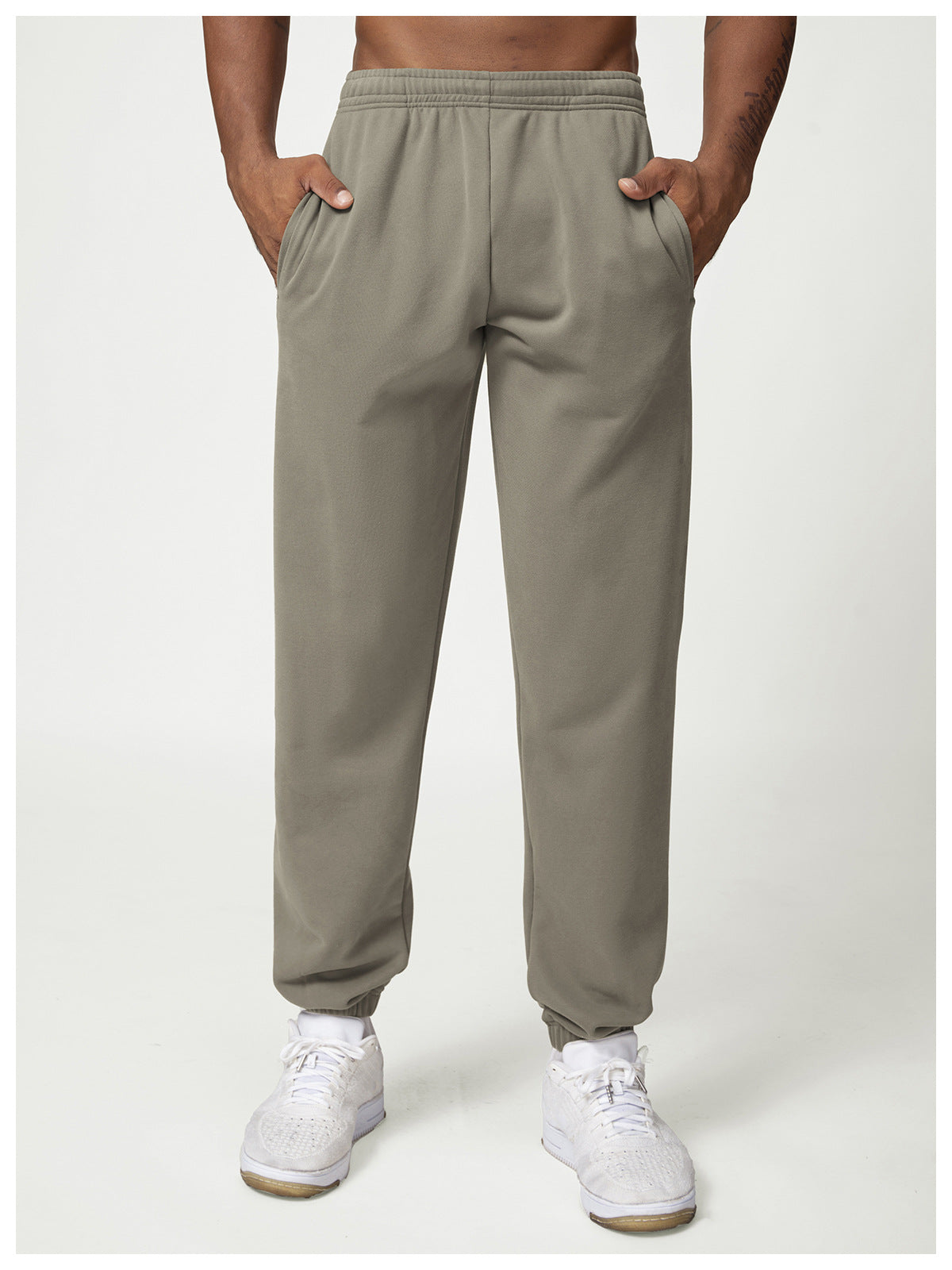 Men's Cotton Blend Relaxed Fit Jogger Sweatpants-thumbmail-16